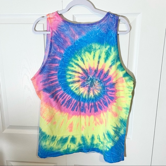 Warped Tour 2014 Tie Dye Tank Top Sz Lg - Picture 4 of 4